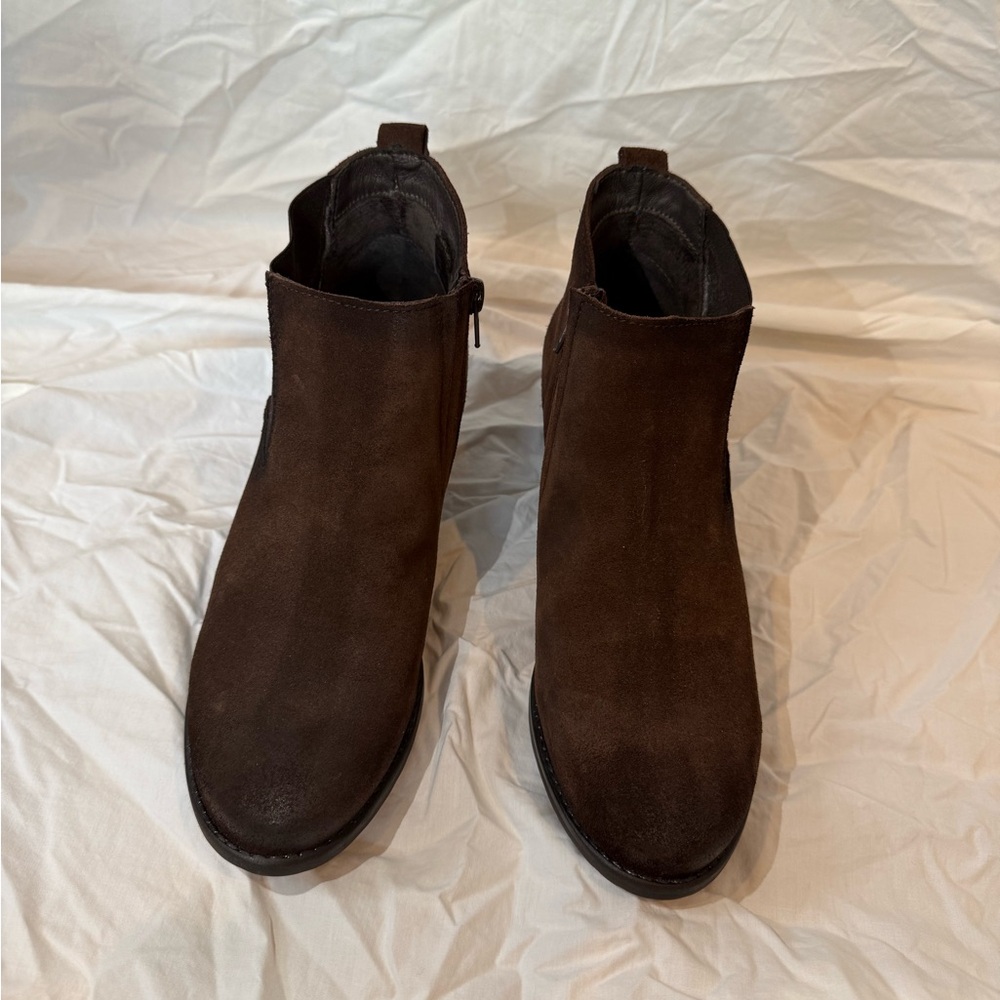 Eric Michael Brown Suede Ankle Booties
